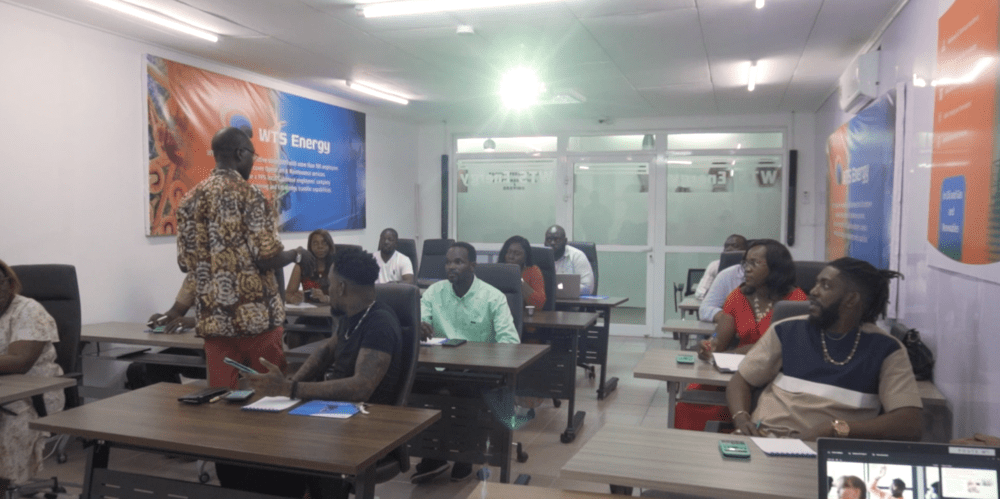 Classroom of Gabon Energy training center